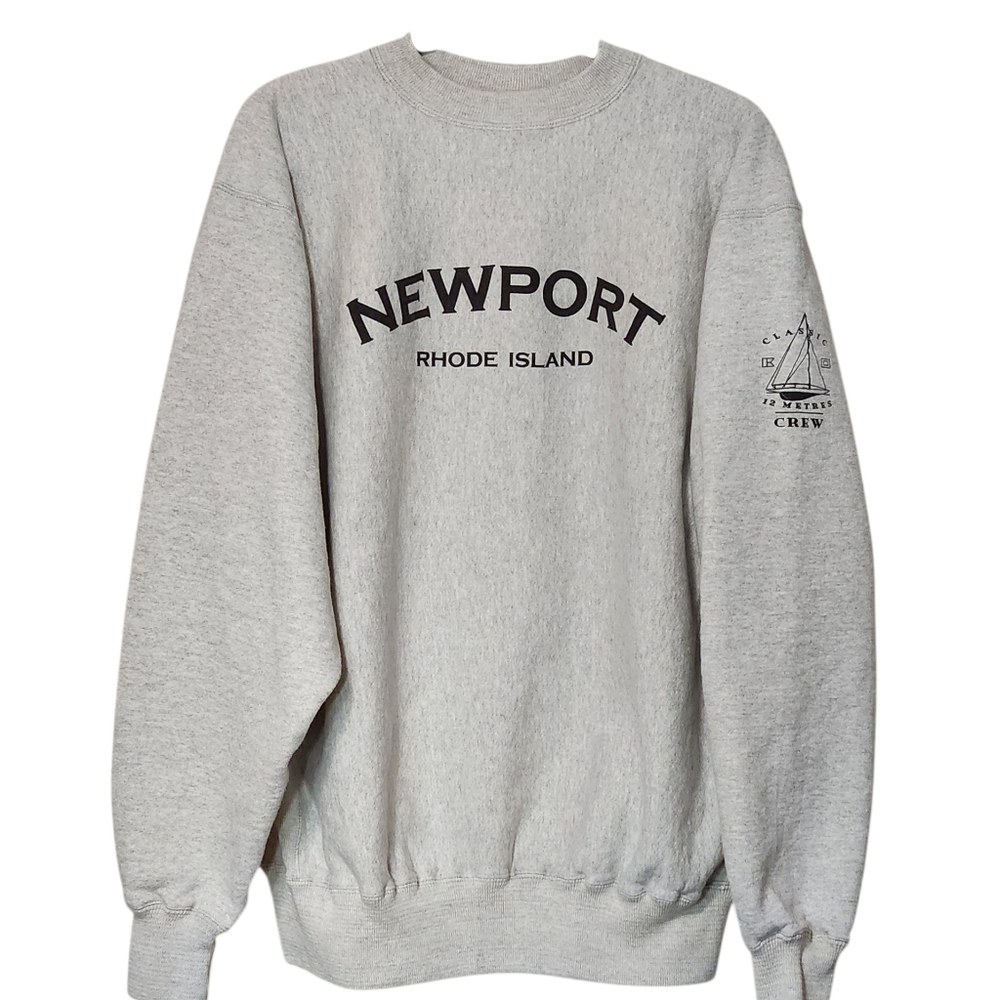 Vintage 90's Kellsport NEWPORT Rhode Island Sailboat 12 Meters Made in USA L,XL